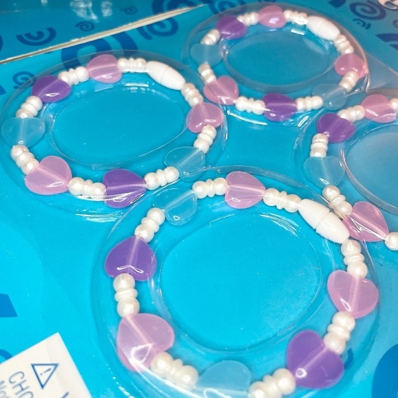 Birthday Molded Fairy Candle and 4- Piece Beaded Heart Bracelet Set - Picture 4 of 11